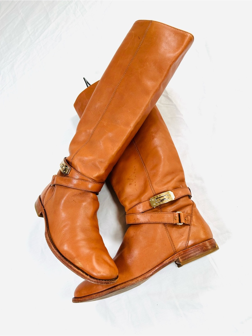 Coach Christine A7078 Knee High Leather Riding Boots